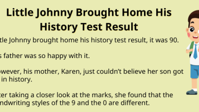 Little Johnny Brought Home His History Test Result