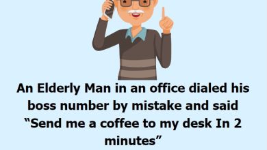 A Elderly Man in an office dialed his boss number by mistake and said