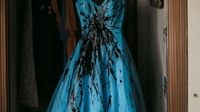 I Opened My Closet on the Morning of Prom to Find My Dress Covered in Black Paint2