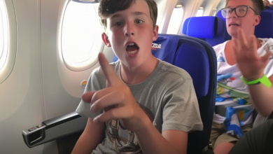 Spoiled Boy Mocks Stewardess Not Knowing His Rich Dad Has Been Watching Him