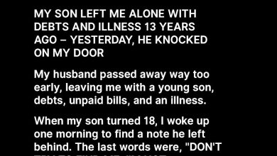 My Son Left Me Alone with Debts and Illness 13 Years Ago Yesterday He Knocked on My Door e1729964286162